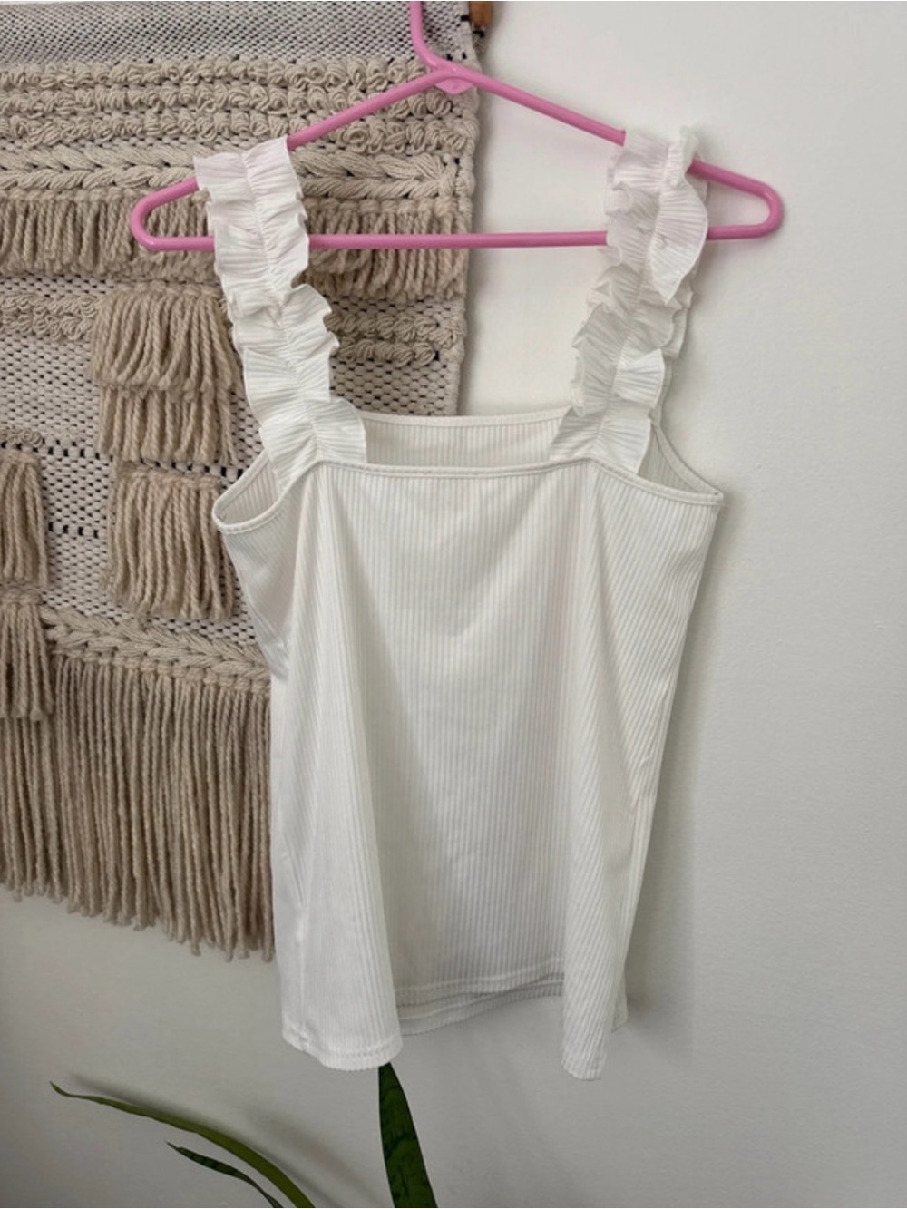 Bibi Ruffle Strap Tank - Picture 4 of 4